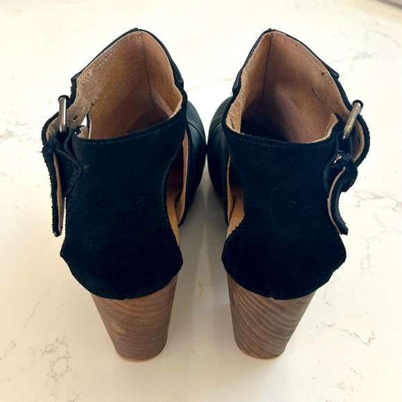 Free People AMBER ORCHARD Clog Black Leather + Suede - Picture 8 of 13